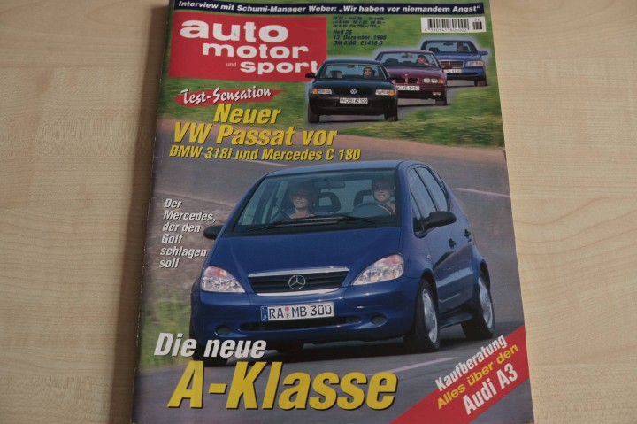 Deckblatt Auto Motor und Sport (26/1996)
